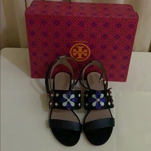 Tory Burch Black/Multi color sandal